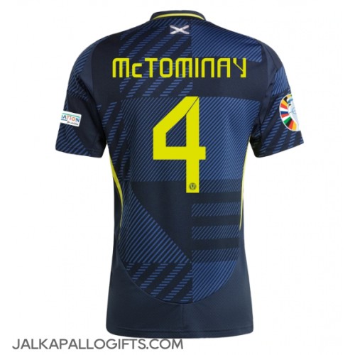 Skotlanti Scott McTominay #4 Kotipaita EM-Kisat 2024 Lyhythihainen